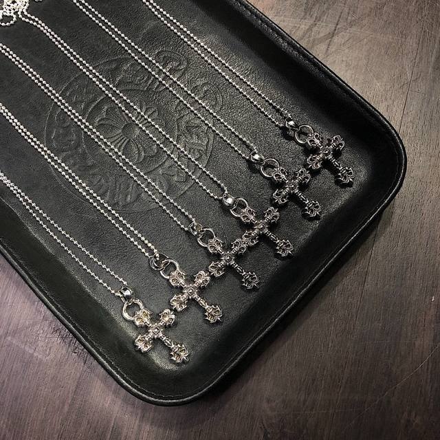 In Stock, Chrome Hearts Classic Flame Cross Necklace A Necklace That All The Int