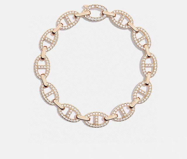 a Batch M Monaco Maille Marine Chain Bracelet Rose Gold Design