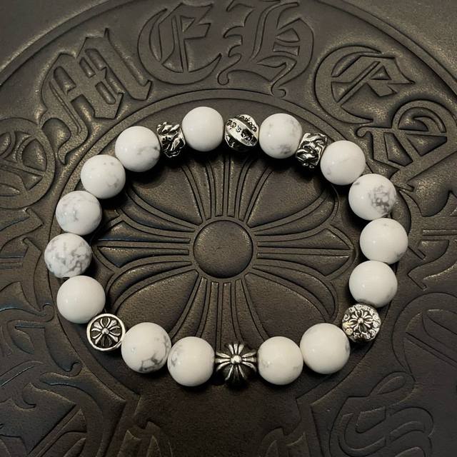 New Counter Quality Chrome Hearts Chrome Hearts Classic Retro Multi-Element Whit