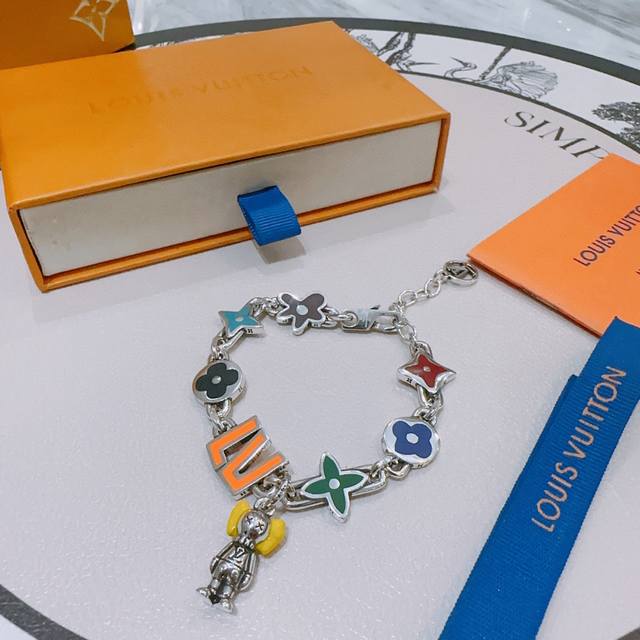 Authentic New High Quality Lv Louis Vuitton Bracelet Original Goods Counter New