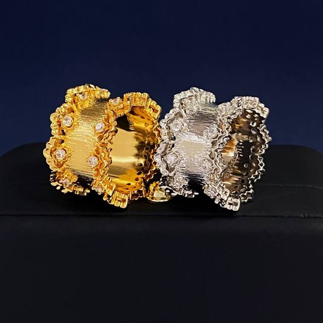 bc80 Italian Romantic Buccellati Style Damask Texture Retro Style Brushed Dia