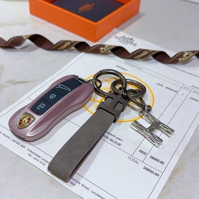 New Hermes Keychain Keychain Thickened Version Platinum Version Advanced Seiko V