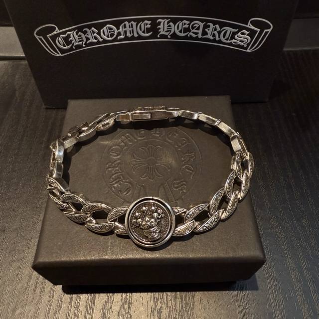 New Counter Quality Chrome Hearts Chrome Hearts Retro And Old Smart Bracelet Wit