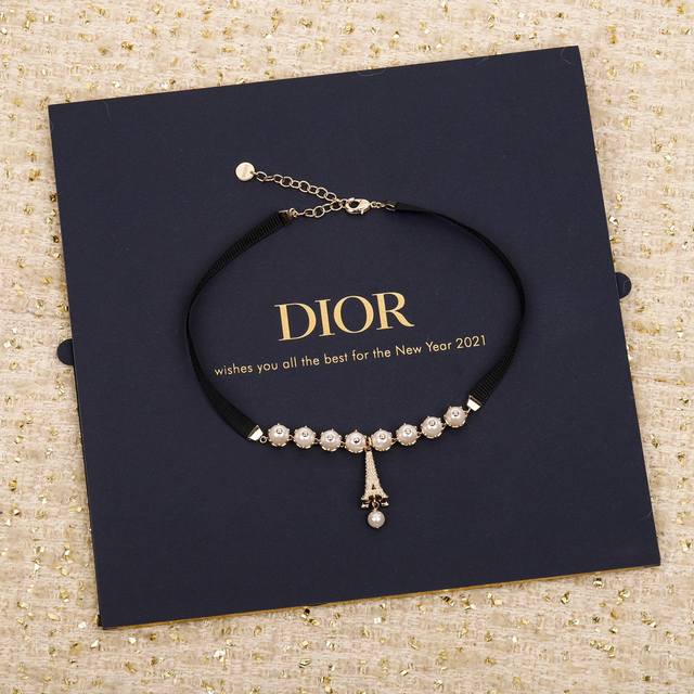High Quality Details As Shown In The Picture D Eiffel Tower Beaded Webbing Choke