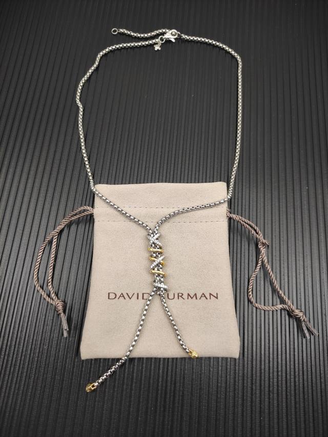 david Yurman Silver Chain Color Helena Y Necklace Chain Thickness 3Mm Length