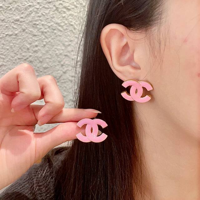 Chanel Round Double C Earrings