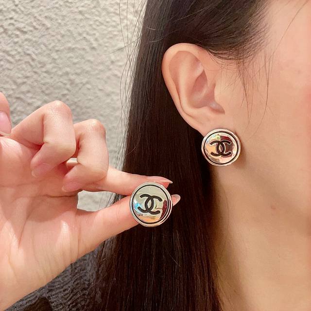 Chanel Classic Double C Earrings
