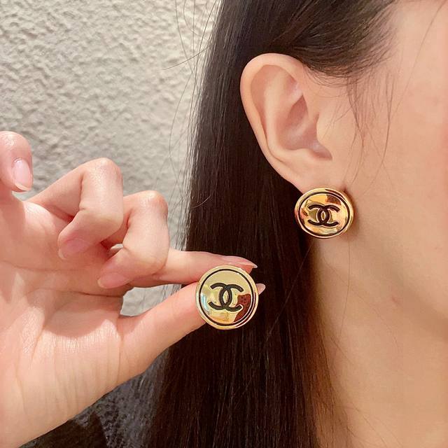Chanel Classic Double C Earrings