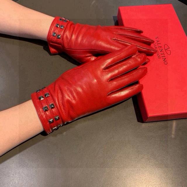 New Exclusive First Release Valentino Touch Screen Women's Gloves Original Quali