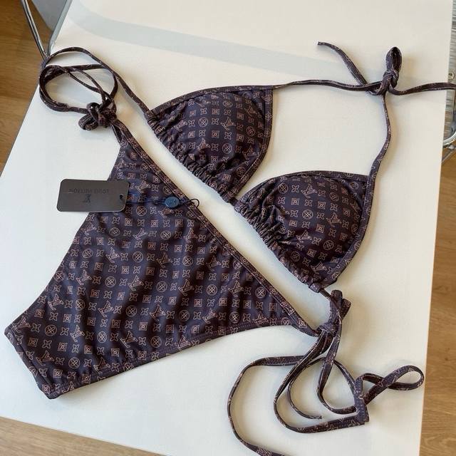lv Louis Vuitton Official New Swimsuit Bikini High-End Custom Sml Xl