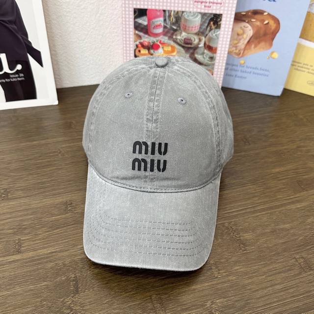 Running Volume Miu New Washed Baseball Cap Everyone Try This Style It Really Loo