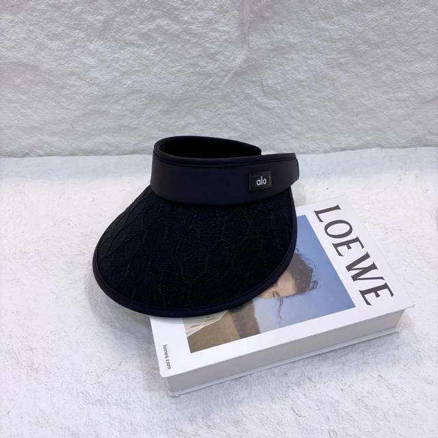 Running Volume Alo New Hollow Top Hat Color Matching Edge Design Version Black G