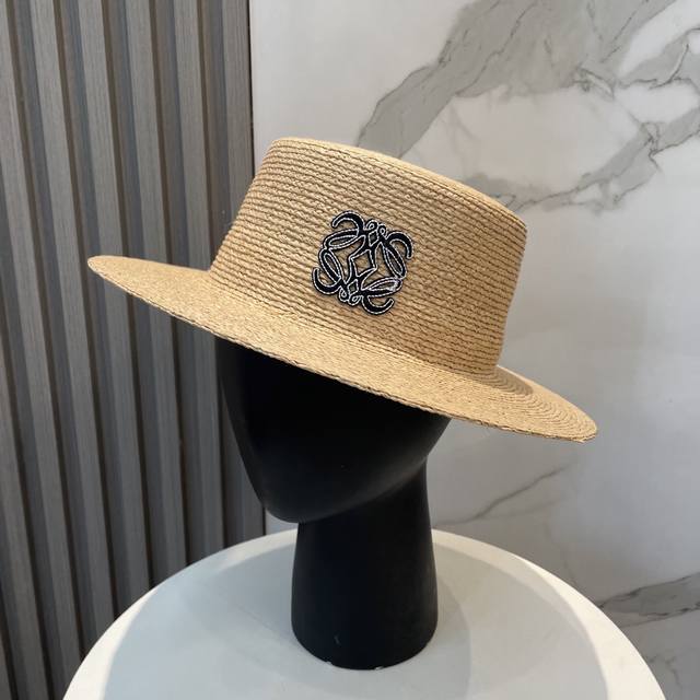 loewe 2025 New Raffia Straw Hat, Pure Hand-Woven, Very Small Production, Heav