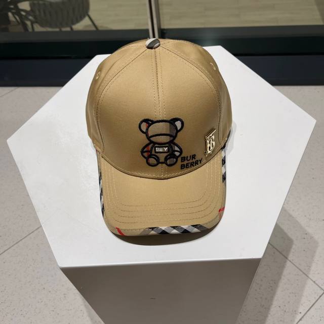Burberry Counter New Embroidered Baseball Cap Big Brand Synchronization Super Ea