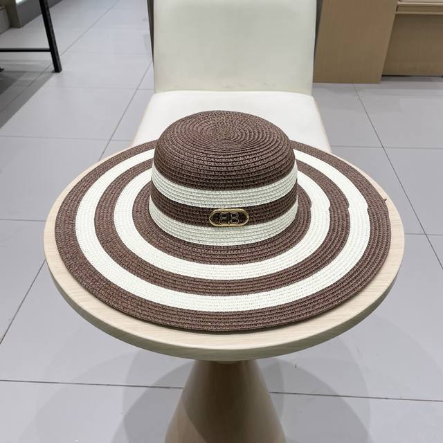 Balenciaga Bowler Hat Sun Hat Head Circumference 57Cm