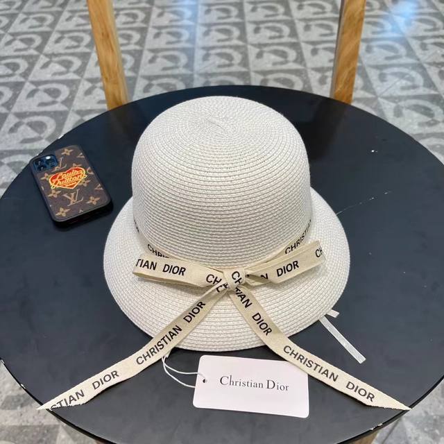 dior Dior Official Straw Hat High Density Production Of A Super Tasteful Stra