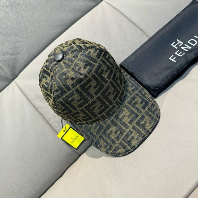 New Model Shipped With Box Bag Fendi Fendi New Original Baseball Cap Double F Ja