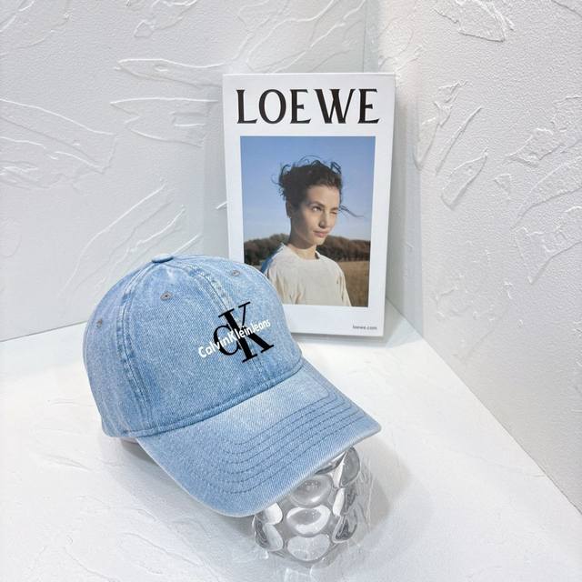 Running Volume Ck New Style Washed Old Denim Baseball Cap Newly Launched Washed