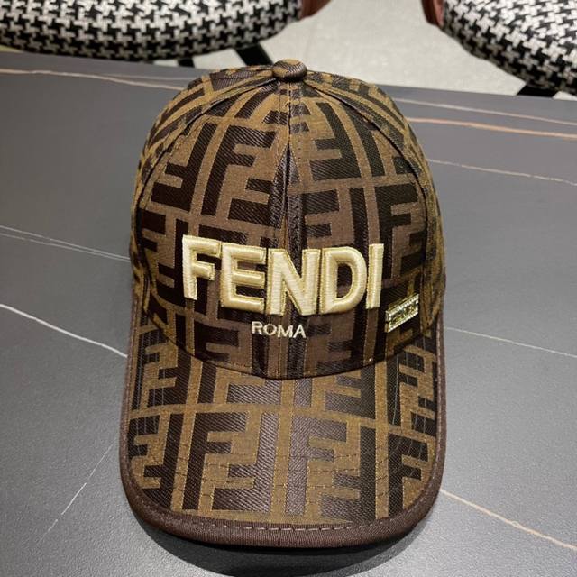 fendi Fendi New Baseball Cap Purchasing Version Fashionable And Trendy High-E