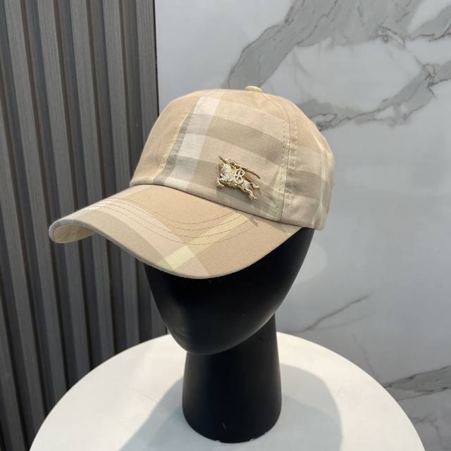 With Dust Bag Burberry Original Baseball Cap Counter Hot Sale Pure Cotton Lining