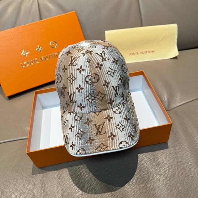 With Box Bag Lv Louis Vuitton New Original Baseball Cap Lv Gradient Jacquard Cou