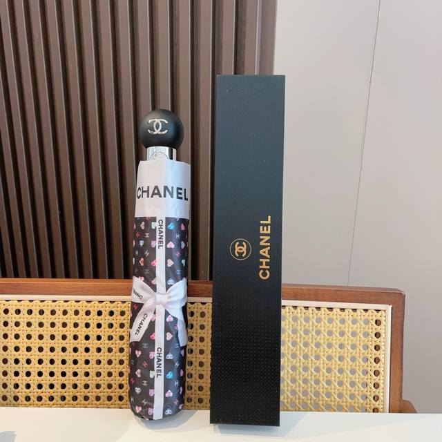 chanel Chanel Bow Classic Returns. Triple Folding Umbrella. The Design Integr