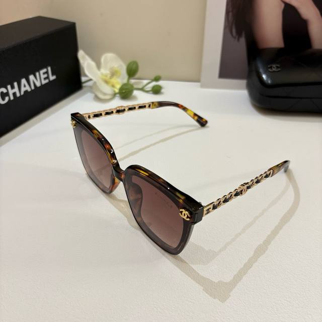 chanel Xiaoxiang Style Temperament Square Frame Sunglasses Ins Xiaohongshu In