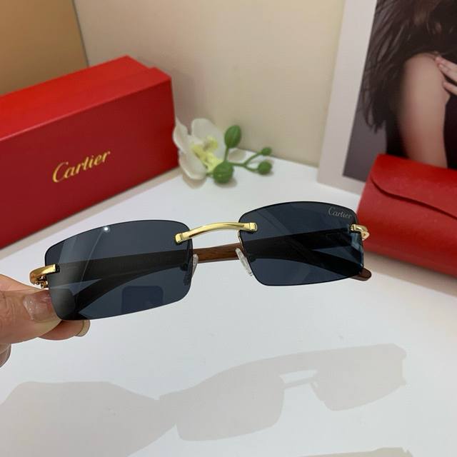 cartie*Cartier's New Street-Style Sunglasses, Frameless, Fashionable Sunglass