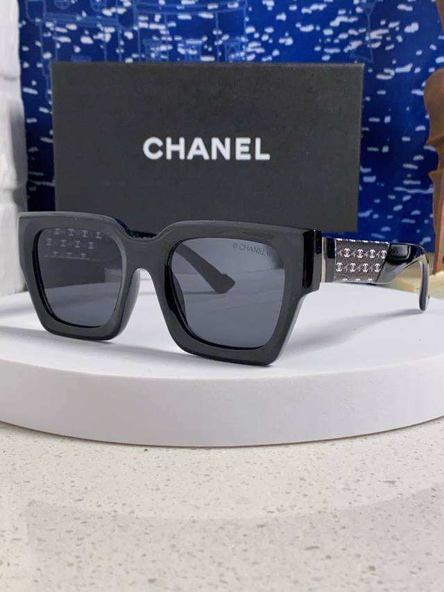 chanel Chanel New Trendy Fashion Square Frame Sunglasses Comfortable To Wear