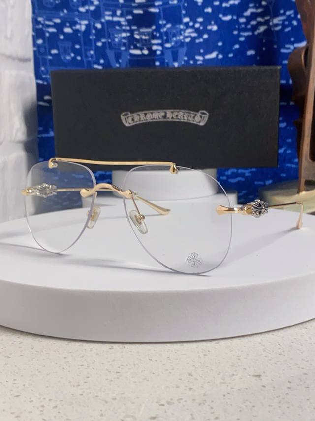 chrome Hearts 2025 New Style Glasses Frame Metal Frog Mirror Fashionable Punc