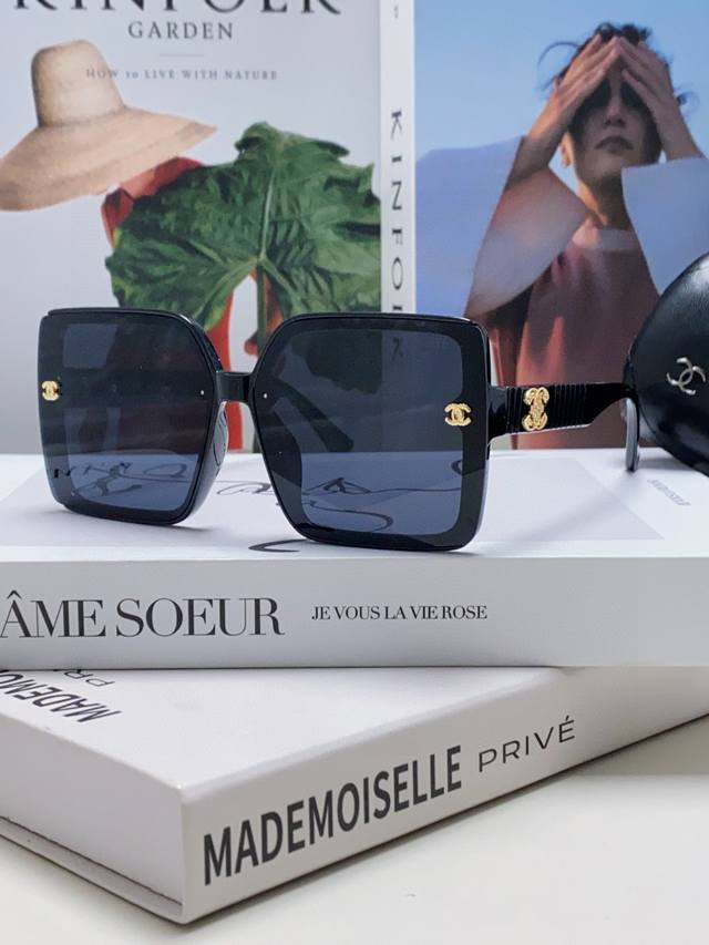 chanel Chanel 2025 New Polarized Sunglasses Anti-Ultraviolet Fashion Sunglass