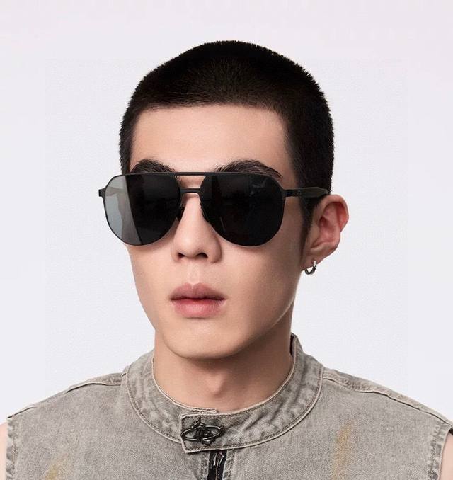 gucci Men's Colorful Aviator Polarized Sunglasses Material Hd Nylon Thickened