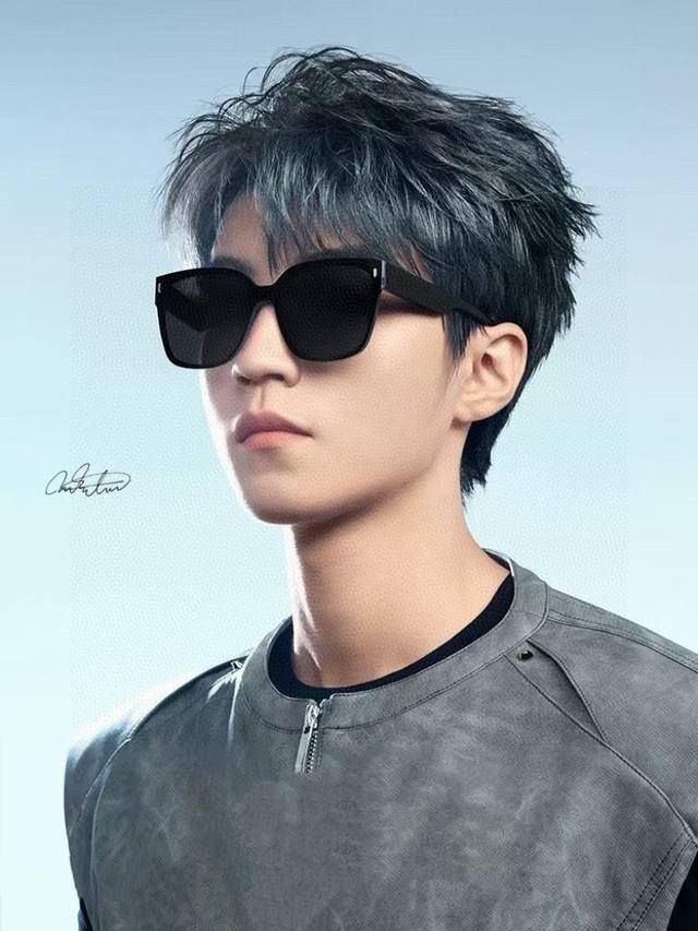 gucci New One-Piece Nylon Polarized Sunglasses Couple Style Fashionable Squar