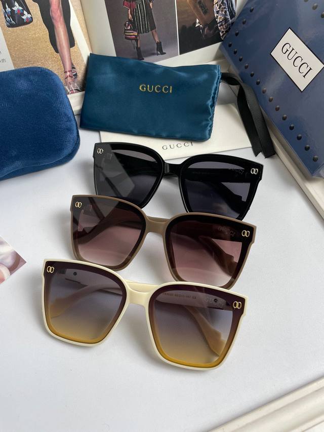New Style: Brand Gucci Gucci Women's Polarized Sunglasses Tr Frame Imported Pola
