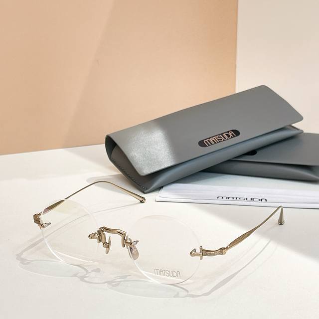 matsuda Glasses Model M3015 Size 46 22-145 High Version Titanium