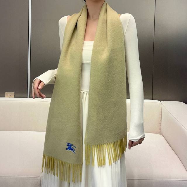 Double-Sided Solid Color Embroidered Long Scarf, New On The Official Website Siz