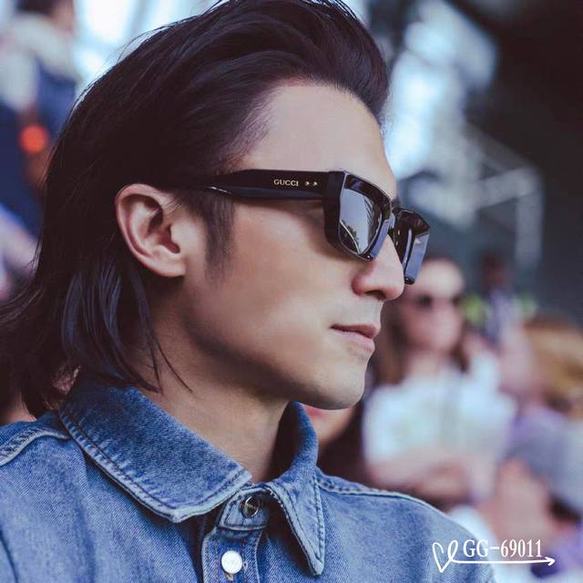 Italian Gucci-Gucci . Polaroid Resin High-Definition Lens . Tr Frame-Lightweight