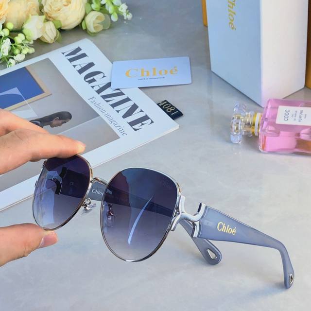 chlo*Women's Fashion Sunglasses With Versatile Material To Modify Face Shape,