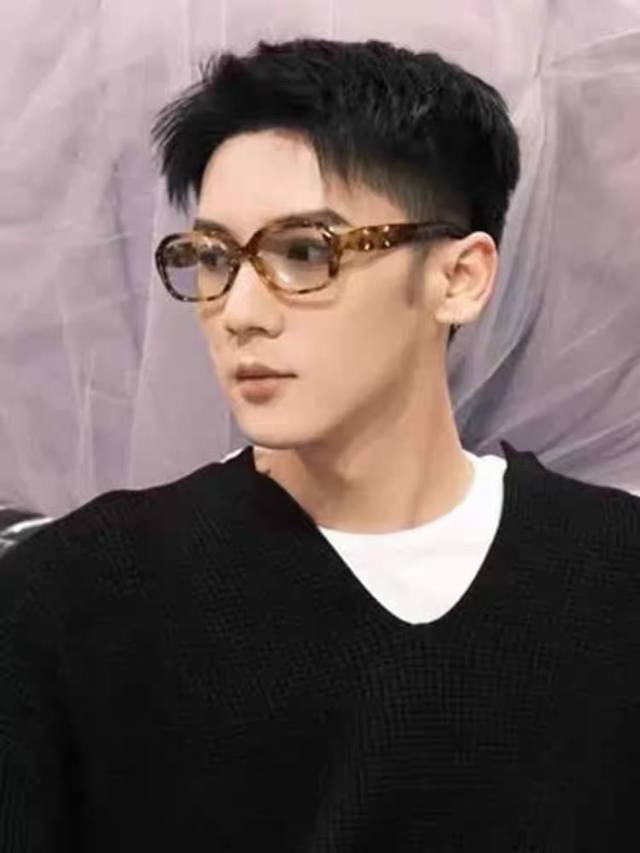 2650 European And American High-End Men And Women Square Frame Slim Simple Su