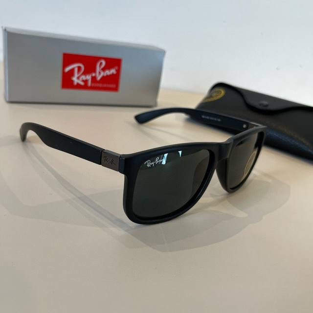 Ray-Ban Trendy Men's And Women's Street Style Sunglasses Glass Lens Model 4185