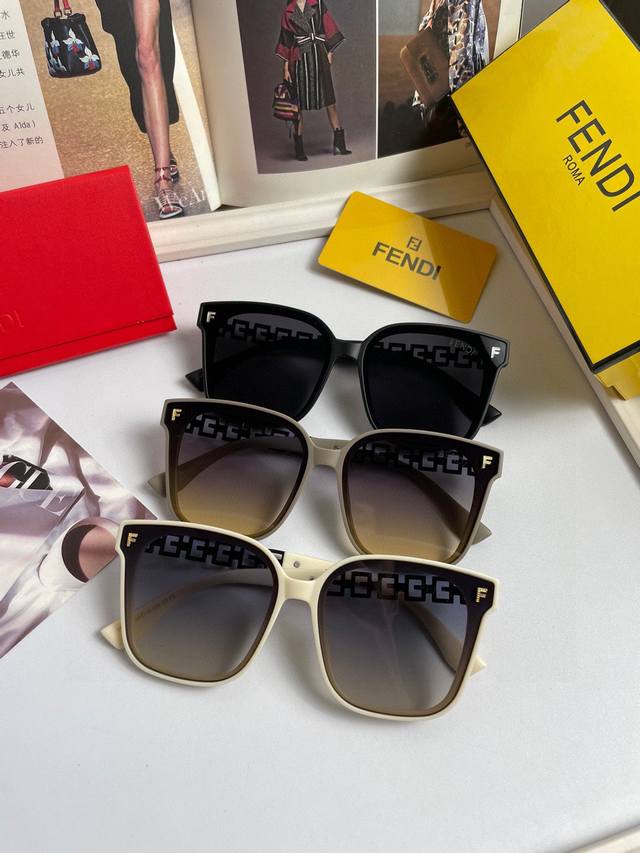 Fendi Women's Polarized Sunglasses Tr Frame Imported Polaroid High-Definition Po