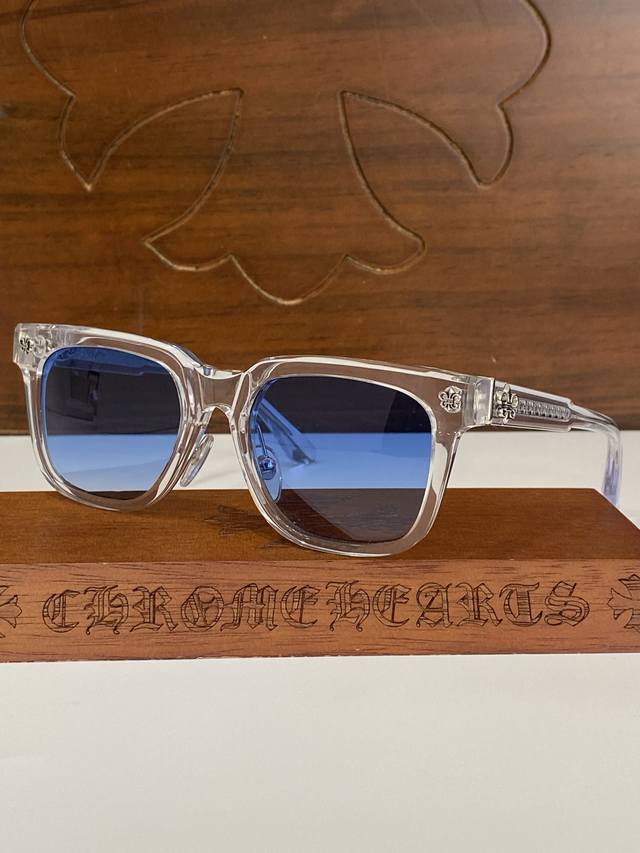 New Sunglasses Japanese Style Chrome Heart Thick Cut Plate Frame Lines Are Round
