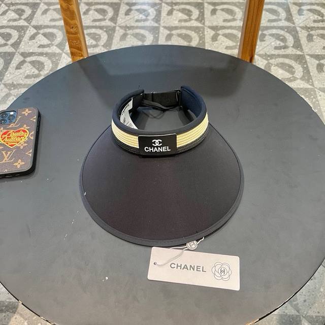 chanel Chanel Summer New Style Small Chanel Style Sequined Sun Hat Hollow Top