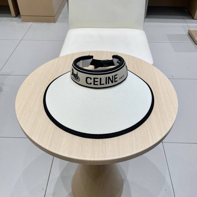Celine 2025 New Sun Hat Female Summer Face-Covering Anti-Ultraviolet Sun Hat Hea