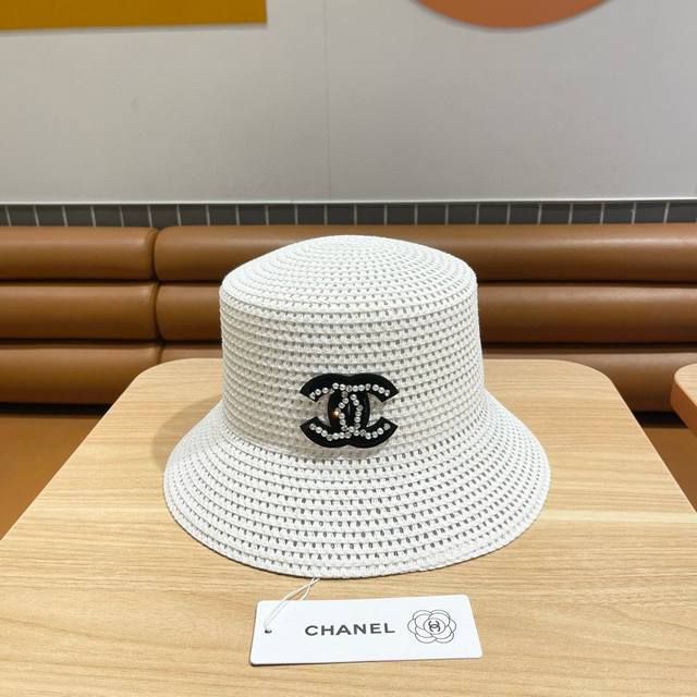 chanel Chanel New Straw Hat Advanced Customization Head Circumference 57Cm