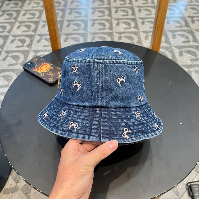 lv Louis Vuitton Denim Fisherman Hat For Women New Spring And Summer Japanese