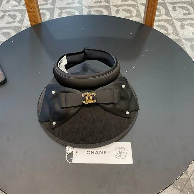 chanel Chanel 2025 Summer New Style Small Chanel Style Sun Hat Empty Top Hat