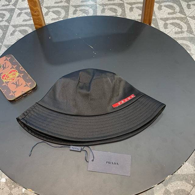 prada Prada 2025 Spring Fisherman Hat Sun Protection Hat Head Circumference 5