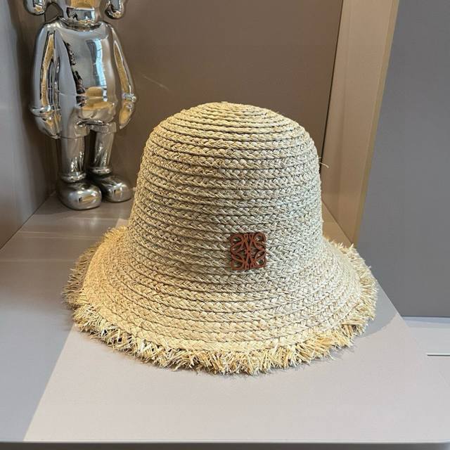loewe New Raffia Straw Hat Head Circumference 57Cm