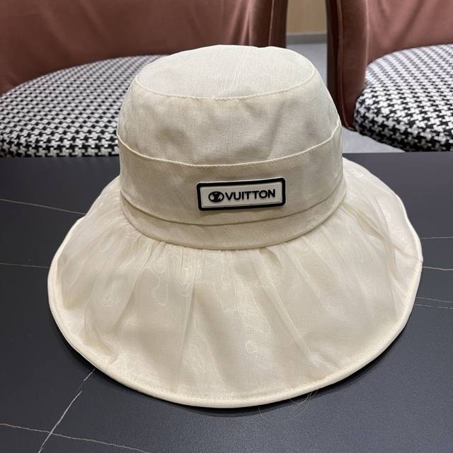 Louis Vuitton Lv Fisherman Hat Summer 2025 New Women's Sun Hat Anti- Uv Foldable
